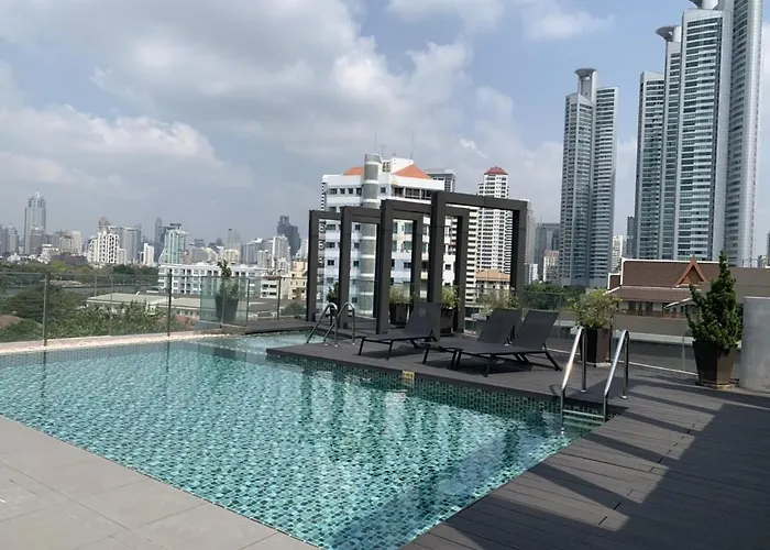 Luxury 2br 2ba Trapezo Walk To Mrt Qsncc Bangkok